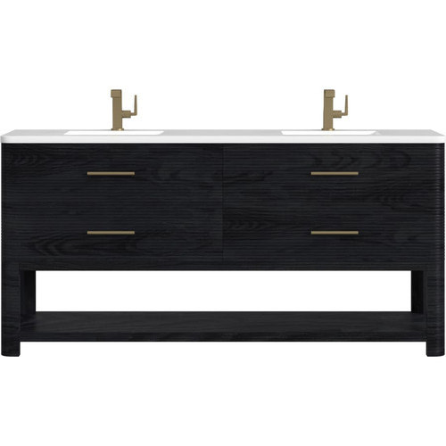 James Martin Vanities Lucian 72" Free Standing Double Basin Vanity Set