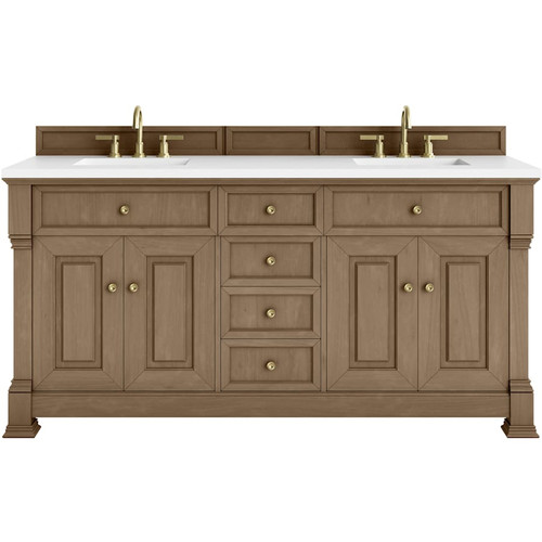 【Tricker‘s DANIEL St`James collection7】 Royal Palmera Collection 78 inch White Double Sink Bathroom