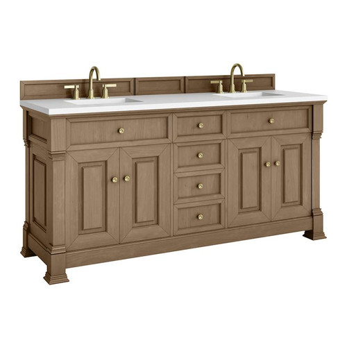 Royal Palmera Collection 78 inch White Double Sink Bathroom