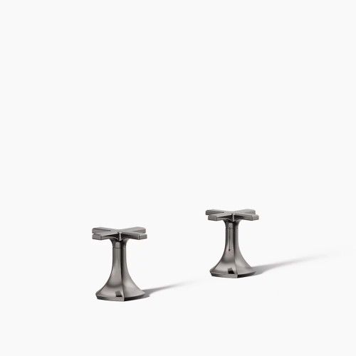 Kohler Occasion® Cross Bathroom Sink Faucet Handles - Vibrant Titanium