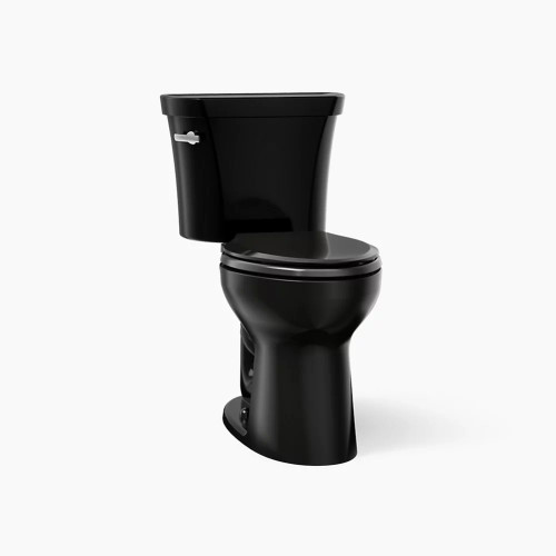 Kohler Highline® Two-piece Elongated Toilet, 1.28 Gpf - Black Black