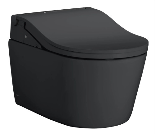 Toto RP WASHLET®+ RW Wall-Hung Toilet - 1.28 GPF & 0.9 GPF - Auto Flush - Matte Black