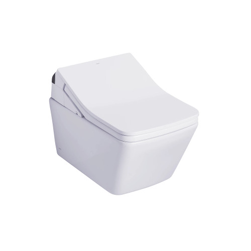 Toto SP WASHLET®+ SX Wall-Hung Toilet - 1.28 GPF & 0.9 GPF - Auto Flush - Matte Silver