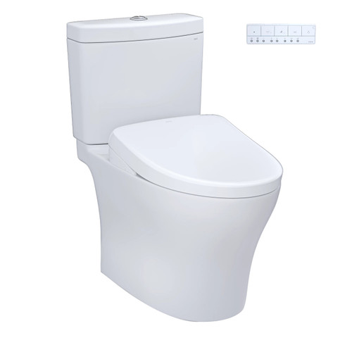 Toto Aquia® IV - Washlet®+ S7 Two-Piece Toilet - 1.28 GPF & 0.9 GPF - Cotton