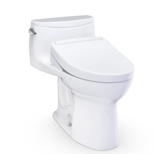 TOTO Ultramax® WASHLET®+ Low Profile One-Piece Toilet - 1.28 GPF - Cotton