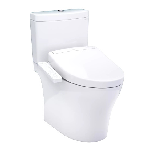 TOTO Aquia® IV WASHLET®+ S2 Two-Piece Toilet - 1.28 GPF/0.9 GPF - Cotton