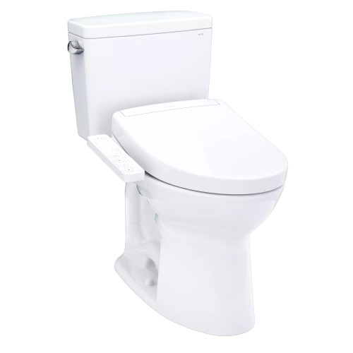 TOTO Drake® WASHLET®+ S2 Two-Piece Toilet - 1.6 GPF - Universal Height - Cotton