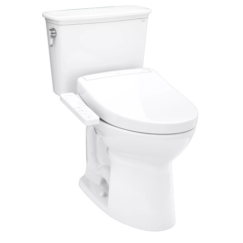 TOTO Drake® Transitional WASHLET®+ S2 Two-Piece Toilet - 1.28 GPF - Cotton