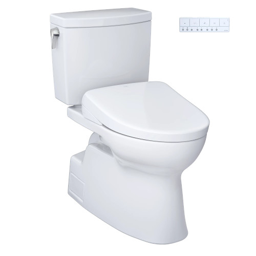 TOTO Vespin® II WASHLET®+ S7 Two-Piece Toilet - 1.0 GPF - Cotton
