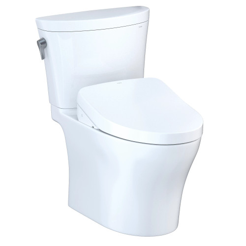 TOTO Aquia® IV Arc - WASHLET®+ S500e Two-Piece Toilet - 1.28 GPF & 0.9 GPF - New - Cotton