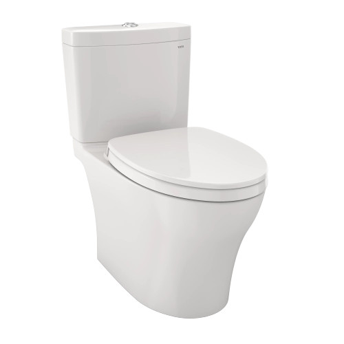 TOTO Aquia® IV Toilet - 1.28 GPF & 0.9 GPF, Elongated Bowl - WASHLET+ Connection - New - Cotton