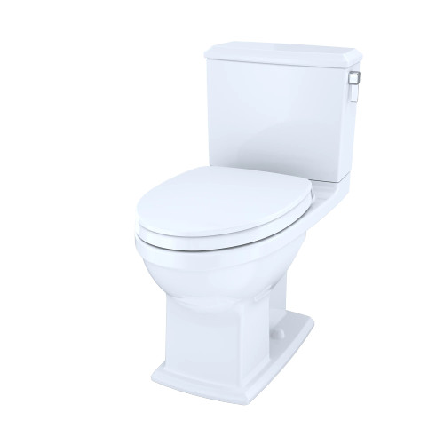 TOTO Connelly® Two-Piece Toilet 1.28 GPF & 0.9 GPF - WASHLET®+ Connection Right Hand Lever - Cotton