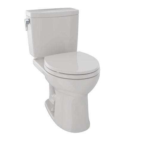 TOTO Drake® II Two-Piece Toilet, Round Bowl, 1.0 GPF - Sedona Beige