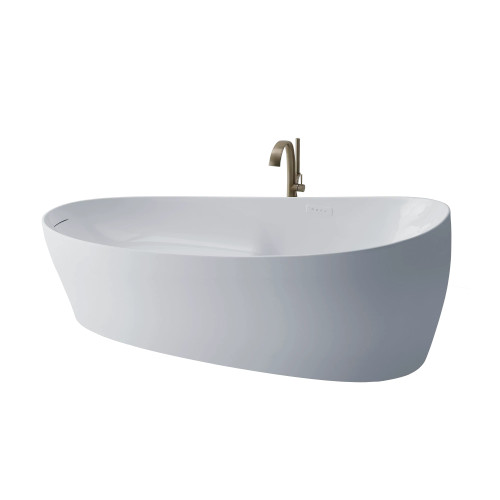 TOTO Flotation Tub With Zero Dimension - Gloss White