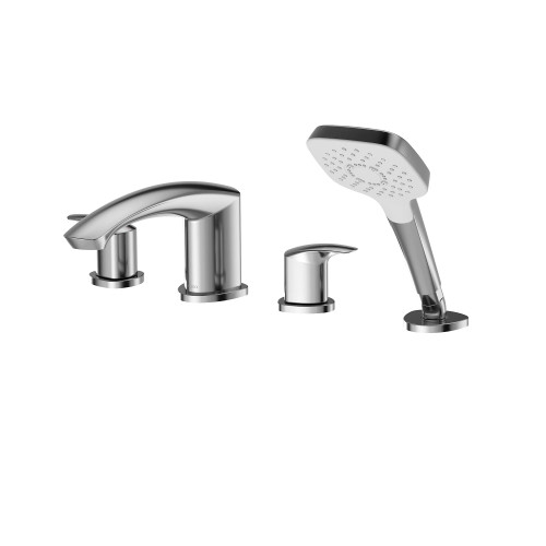 TOTO GM Four-hole Roman Tub Filler Trim - Polished Chrome