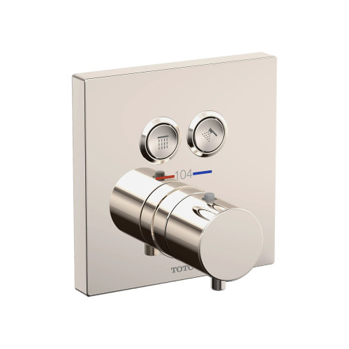 TOTO Thermostatic Mixing Valve 2-Function Trim - Polished Nickel