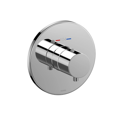 TOTO Thermostatic Mixing Valve Trim - Round - Polished Chrome