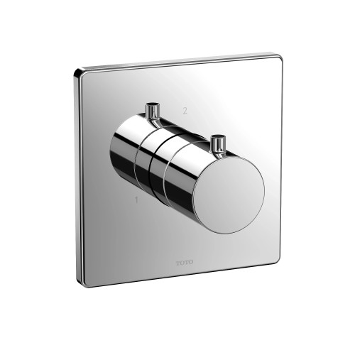 TOTO Three-way Diverter Trim - Square - Polished Chrome
