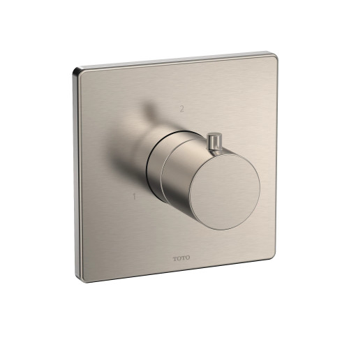 TOTO Three-way Diverter Trim - Square - Brushed Nickel