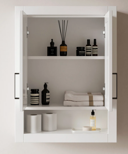 Royal Solid Wood Bathroom Wall Storage Bathroom Cabinet 31"H x 23.1W"