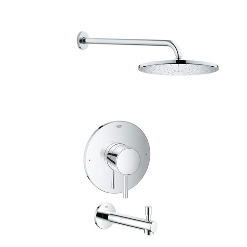 Grohe Essence Tub and Shower Package with 1.75 GPM Single Function Shower Head - Valve Included