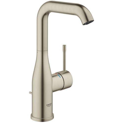 Grohe Essence 1.2 GPM Single Hole Bathroom Faucet with SilkMove, QuickFix, EcoJoy Technology and Pop-Up Drain Assembly