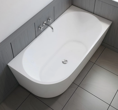 Royal Vero  59 inch Corner Freestanding Bathtub Right Hand Drain **New Model