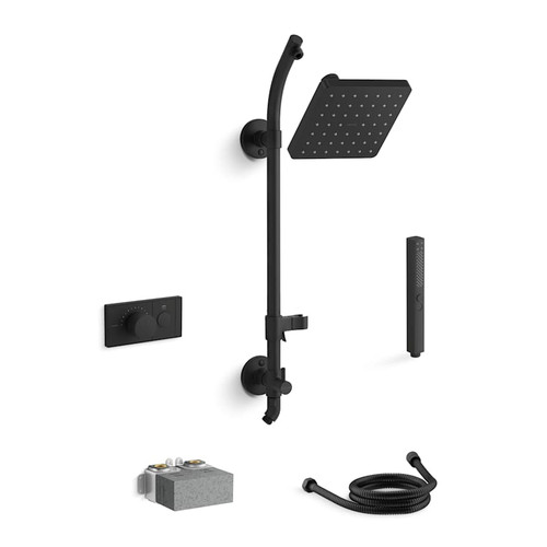 Kohler Parallel Custom Shower System Featuring Single Port Anthem Mechanical Valve with Trim and Shower Head