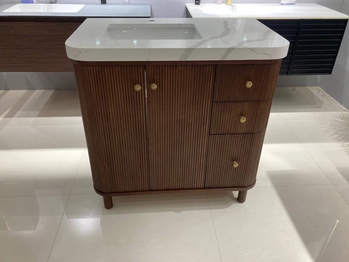 New Collection Royal Aries 36 inch Bathroom Vanity Natural Teak * Designers Pick