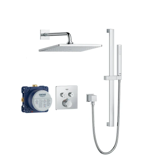 GROHE RAINSHOWER SMARTCONTROL THERMOSTATIC DUAL FUNCTION SHOWER KIT
