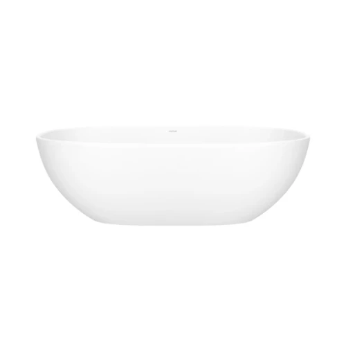 Victoria + Albert Barcelona 67" X 32" Freestanding Soaking Bathtub With Void - Standard White (Matte) Volcanic Limestone