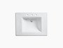 Kohler | Memoirs pedestal lavatory with 8" centers and Stately design K-2268-8