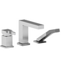 3-PIECE TYPE P (PRESSURE BALANCE) DECK-MOUNT TUB FILLER WITH HAND SHOWER