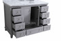 Royal Keyes 48 inch Gray Bathroom Vanity *NEW