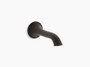 Kohler | Artifacts® Wall-mount bath spout with flare design Oil-Rubbed Bronze