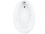American Standard Savona 60x42 inch oval whirlpool bathtub with EverClean self-cleaning jets - modern freestanding hydrotherapy tub