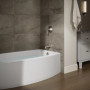 Kohler Expanse® 60" X 30" Curved Alcove Bath With Integral Flange And Right-Hand Drain