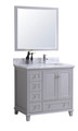 Royal Keyes 40 inch Gray Offset Right Sink Bathroom Vanity