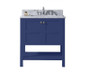 Jupiter 24 inch Blue Bathroom Vanity