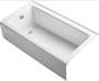 Kohler Bellwether Collection 60" Three Wall Alcove Bath Tub with Integral Apron and Left Hand Drain
