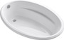 Kohler Proflex Collection 60" Drop In Soaking Bath Tub with Reversible Drain