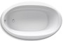 Kohler Sunward 66" Drop-In Soaking Tub with End Drain and ExoCrylic