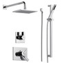 Delta Monitor 17 Series Dual Function Pressure Balanced Shower System with Integrated Volume Control, Shower Head, and Hand Shower - Includes Rough-In Valves