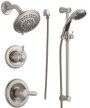 Delta Monitor 14 Series Single Function Pressure Balanced Shower System with Shower Head, and Hand Shower - Includes Rough-In Valves var2