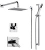 Delta TempAssure 17T Series Thermostatic Shower System with Integrated Volume Control, Shower Head, and  Hand Shower - Includes Rough-In Valves