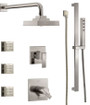 Delta TempAssure 17T Series Thermostatic  Shower System with Integrated Volume Control, Shower Head, 3 Body Sprays and Hand Shower - Includes Rough-In Valves 1.75 gpm - Chrome  