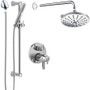Delta Trinsic Thermostatic Shower System with Shower Head and Shower Arm - Includes Rough-In - Chrome