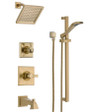 Delta Monitor 14 Series Pressure Balanced Tub and Shower System with Shower Head, Hand Shower, and Slide Bar - Includes Rough-In Valves - Dryden