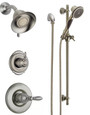 Delta Monitor 14 Series Single Function Pressure Balanced Shower System with Shower Head, and Hand Shower - Includes Rough-In Valves - Victorian