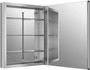 Kohler Verdera® 30" x 24" Single Door Frameless Medicine Cabinet with Triple Mirror Design and Two-Way Adjustable Hinges